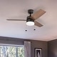 preview thumbnail 8 of 8, Copper Grove Glenfaba 42-inch Espresso Ceiling Fan with 3 Barnwood Blades