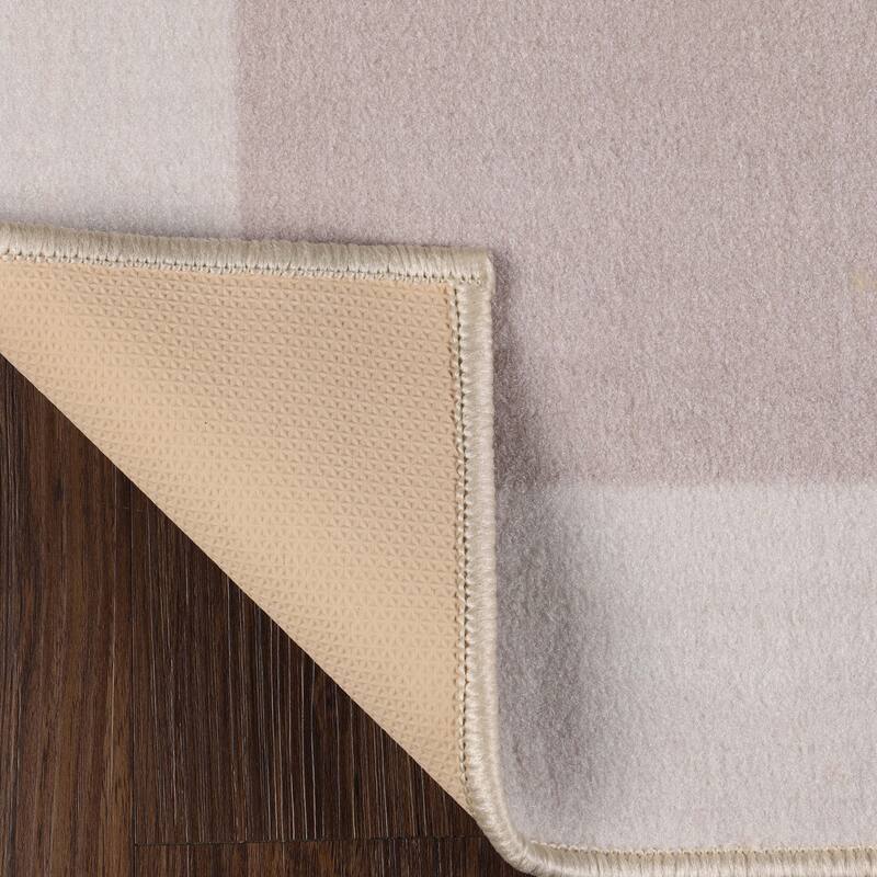Modern Washable Non-Slip Backing 2 Piece Kitchen Rug Set by Superior