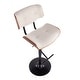 preview thumbnail 23 of 36, Carson Carrington Leksand Mid-Century Modern Adjustable Bar Stool with Walnut Wood Accents