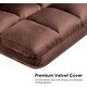 preview thumbnail 2 of 67, MCombo Accent Chair with Ottoman,Velvet Modern Side Pocket Metal Legs Club Chair,0014