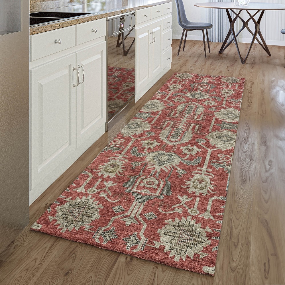 Premium Washable Super Soft Traditional Global Mayfield Rug