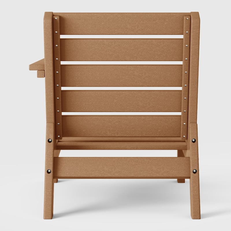 Polytrends Birchwood All Weather HDPE Outdoor Patio Deep Seating Right Arm Facing Chair