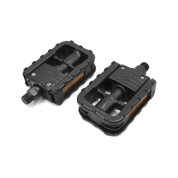 Black Aluminum Alloy Mountain Bike Bicycle Non-slip Folding Platform Pedals Pair. Opens flyout.