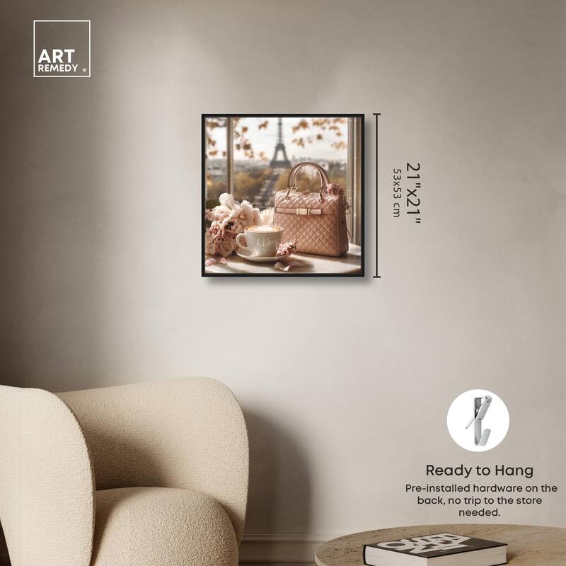 Glam by the Window Paris Canvas by Art Remedy
