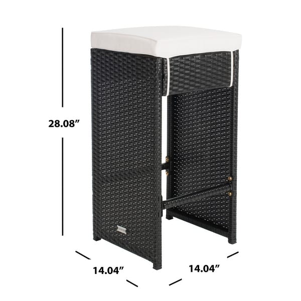 dimension image slide 6 of 7, SAFAVIEH Outdoor Horus 7-piece Patio Dining Set