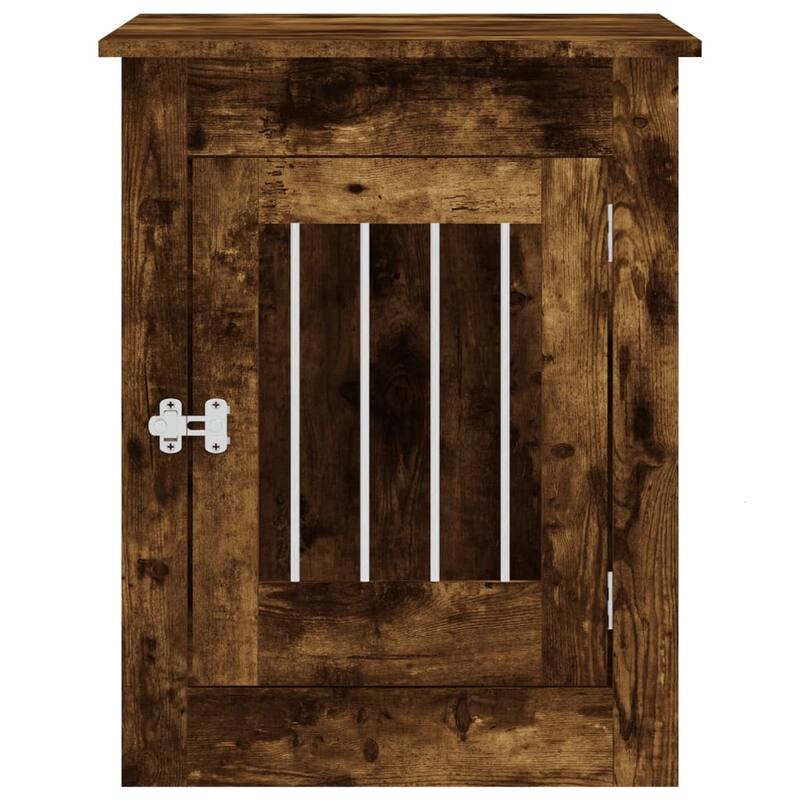 vidaXL Dog Crate with Door Doghouse Puppy Kennel Peg Cage Engineered Wood