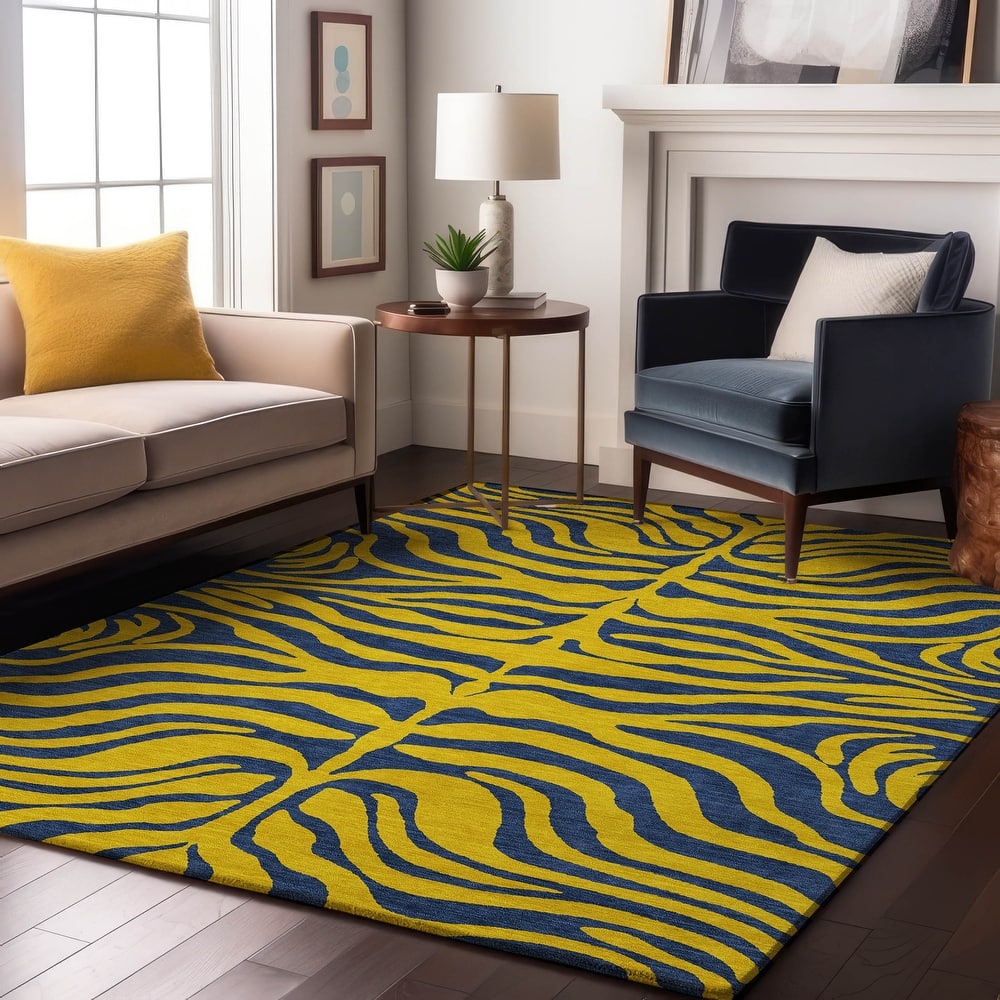 Premium Washable Super Soft Modern Zebra Print Mayfield Rug