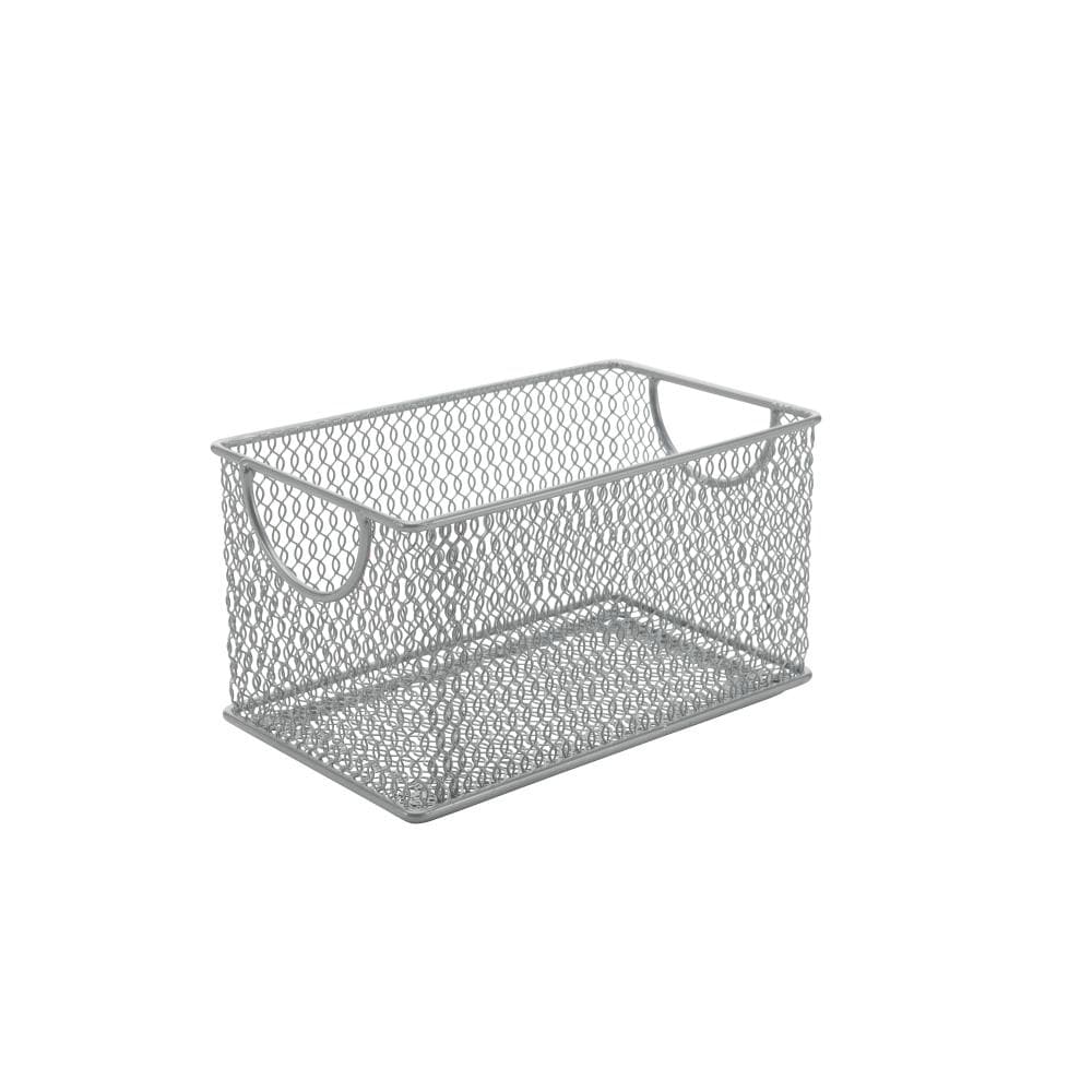 Stackable Baskets Storage Bin Metal Wire Organizers Iron (2-Pack) - 2-Pack  - On Sale - Bed Bath & Beyond - 34505861