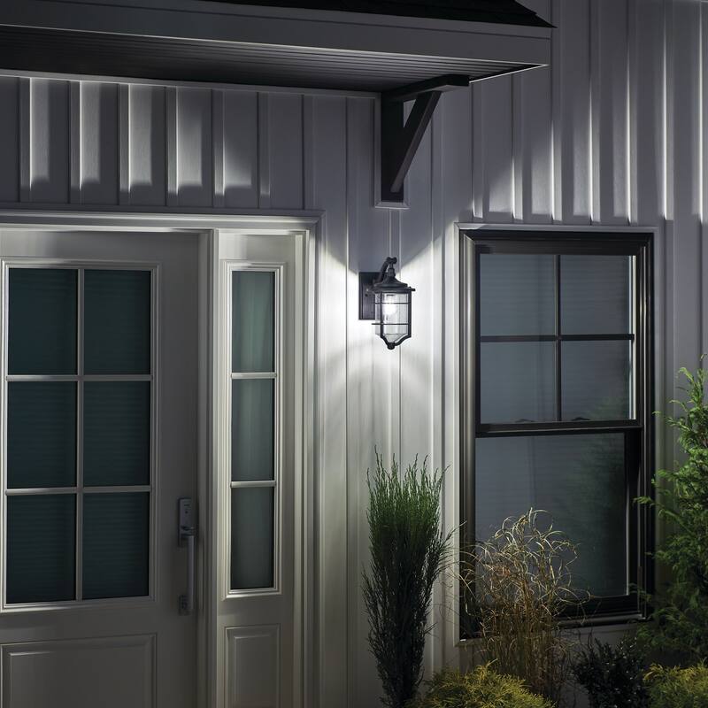 Kichler Lighting Royal Marine Collection 1-light Distressed Black Outdoor Wall Lantern