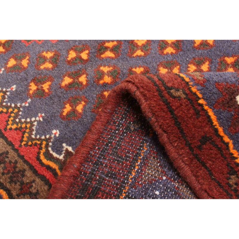 ECARPETGALLERY Hand-knotted Andelz Blue Wool Rug - 4'1 x 6'6