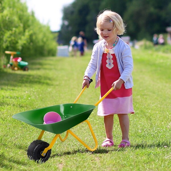 childrens metal wheelbarrow