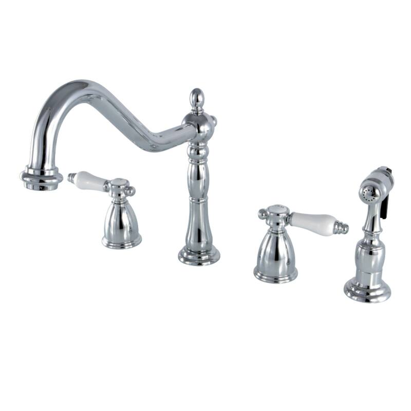 Kingston Brass Bel-Air 1.8 GPM Widespread Kitchen Faucet - Includes