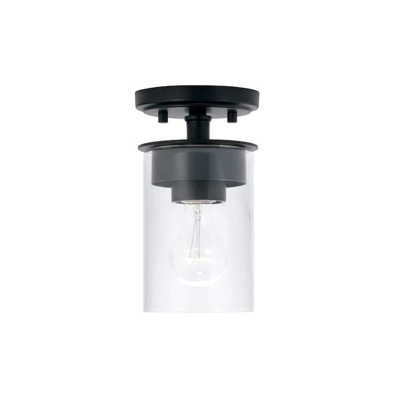 Mason 1-light Convertible Mini Pendant/ Semi-Flush Mount