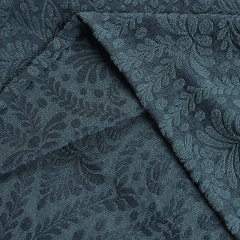 Superior Aspen Jacquard Floral Scalloped Edges Cotton Blend Bedspread Set