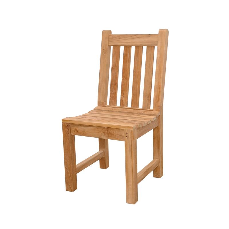 Teak Outdoor Dining Chair - No Cushion