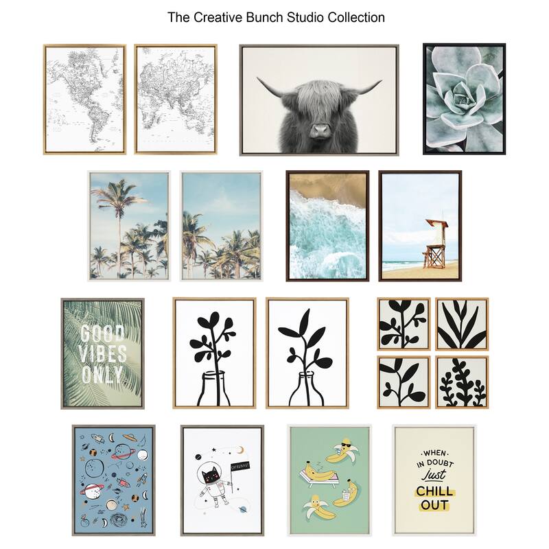 Kate and Laurel Blake This Week Framed Printed Glass by The Creative Bunch Studio - 18x24