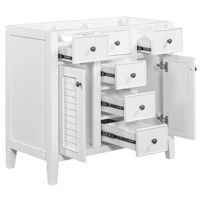 Modern Bathroom Vanity without Sink, Cabinet Base Only
