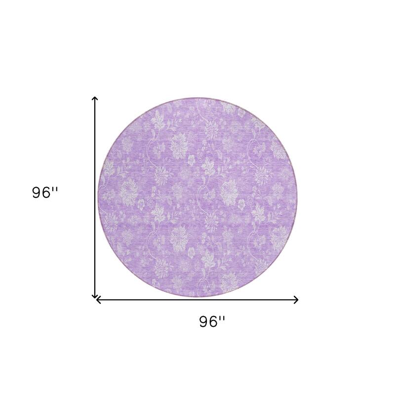 HomeRoots Floral Transitional Rectangle Outdoor Rug
