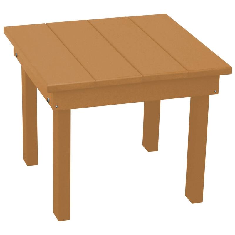 Poly Hampton End Table - Cedar