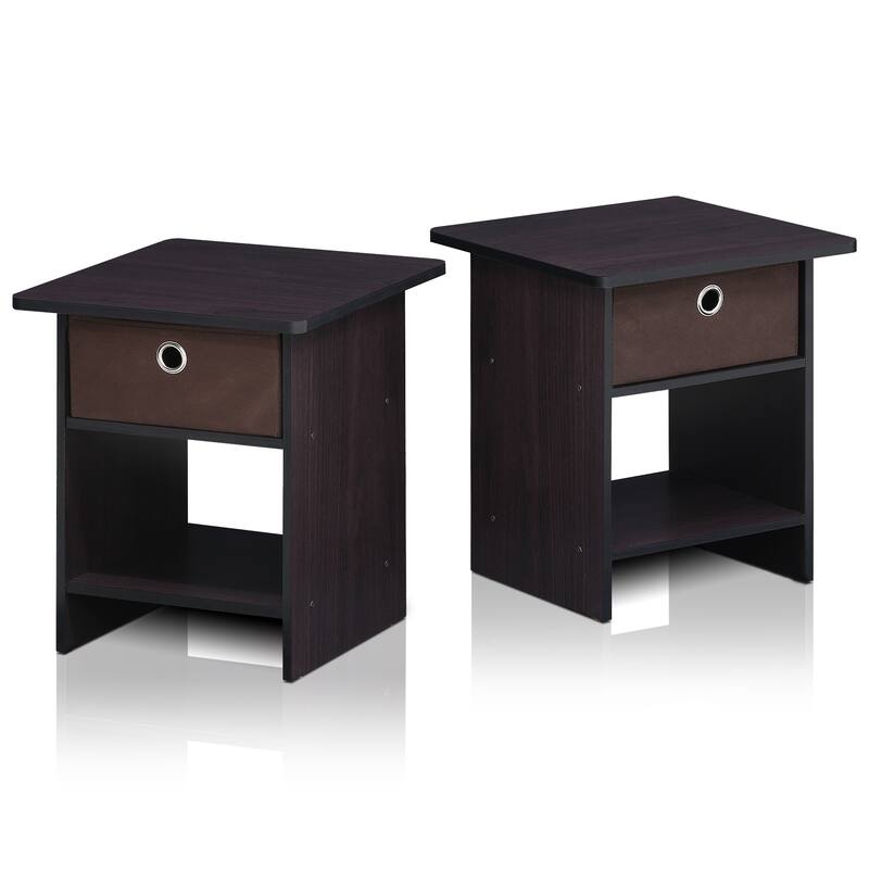 Porch & Den Cooper Square End Table/ Nightstand with Bin Drawer