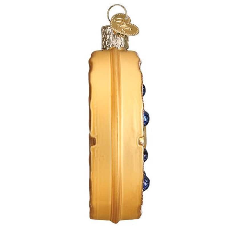 with Blueberries and Butter Christmas Holiday Ornament Glass - Multi