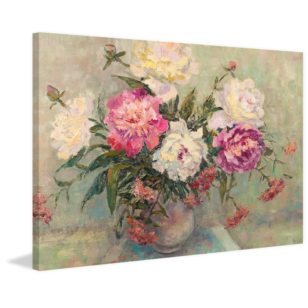 Love Is the Flower Print on Wrapped Canvas