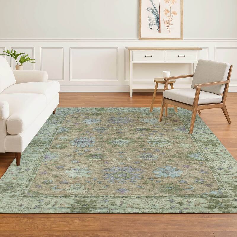 Premium Washable Super Soft Traditional Caply Mayfield Rug