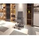 preview thumbnail 5 of 29, Executive Ergonomic High Back Modern Office Chair Ribbed PU Leather Swivel for Manager Conference Computer Room