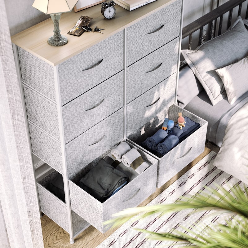 Moasis 10-drawer Bedroom Dresser Storage Tower