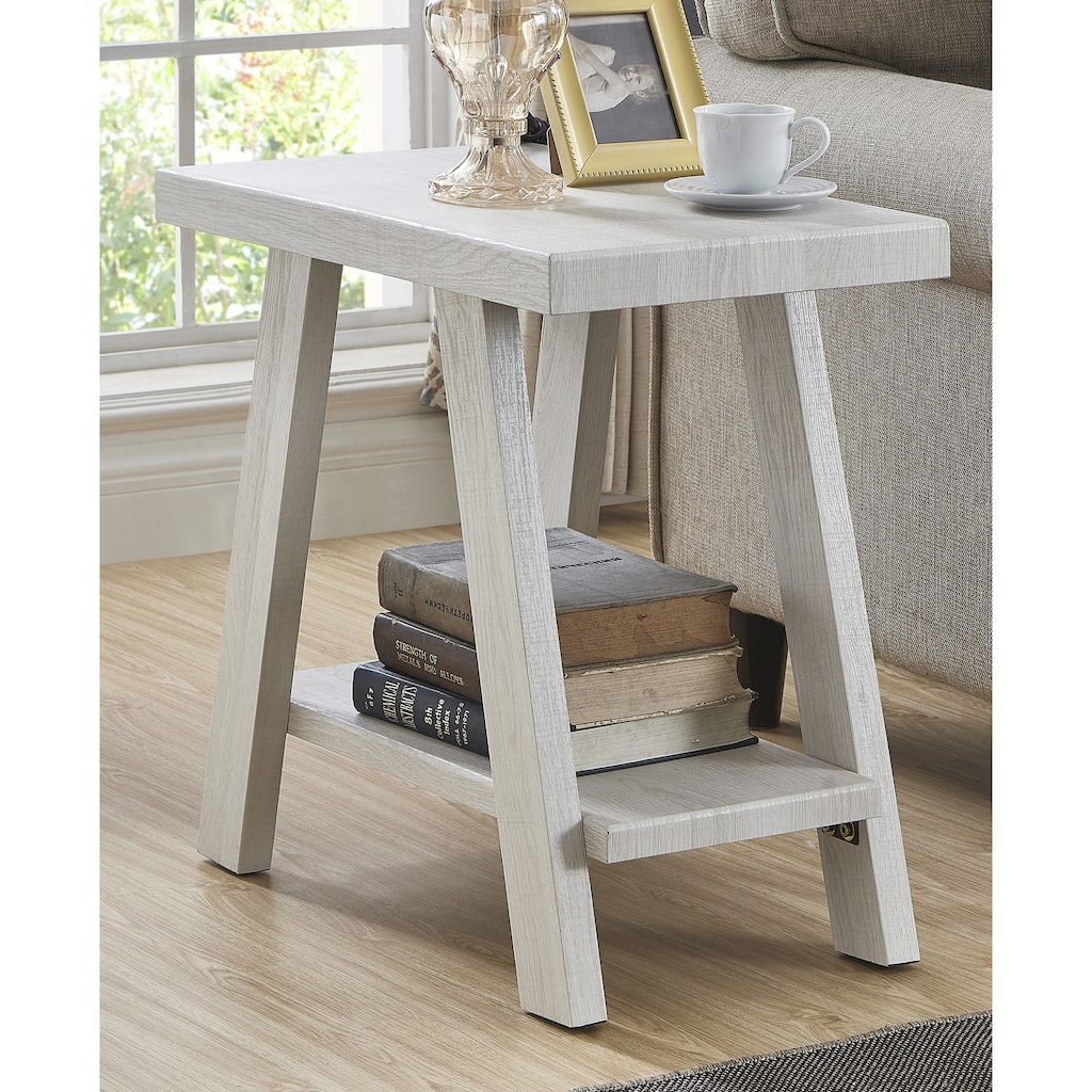 Rustic Corner Table Side Table White Sofa Table Coffee Table