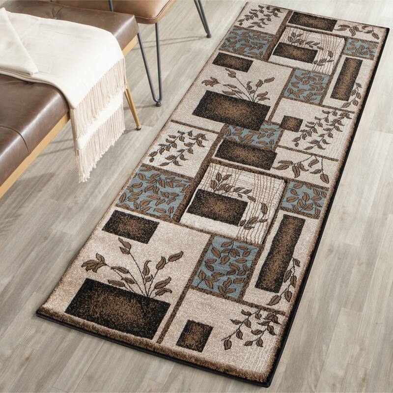 Glamour Collection Polypropylene Area Rug