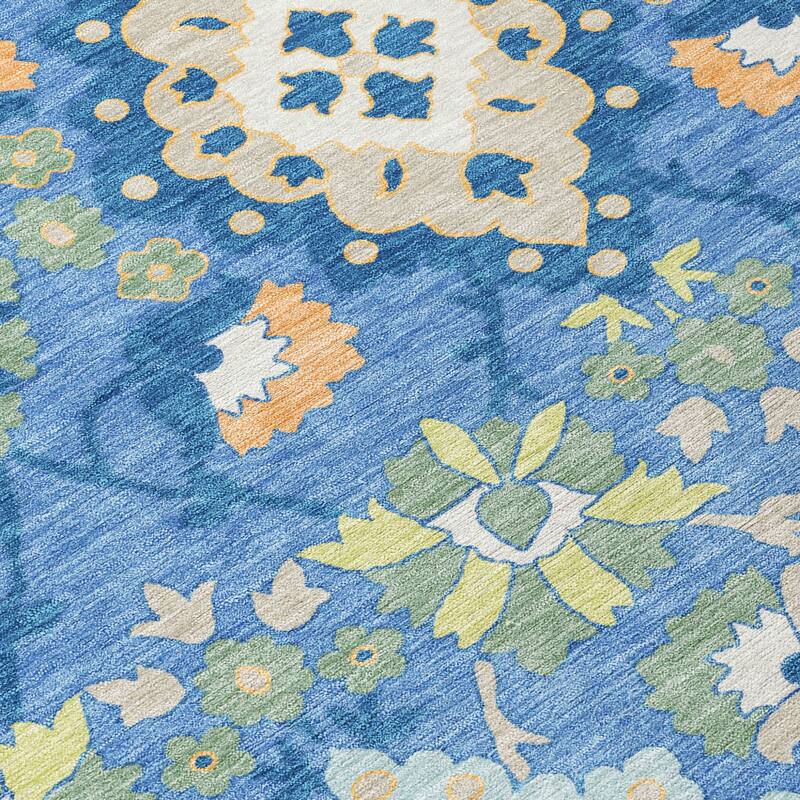 HomeRoots Oriental Traditional Rectangle Outdoor Rug