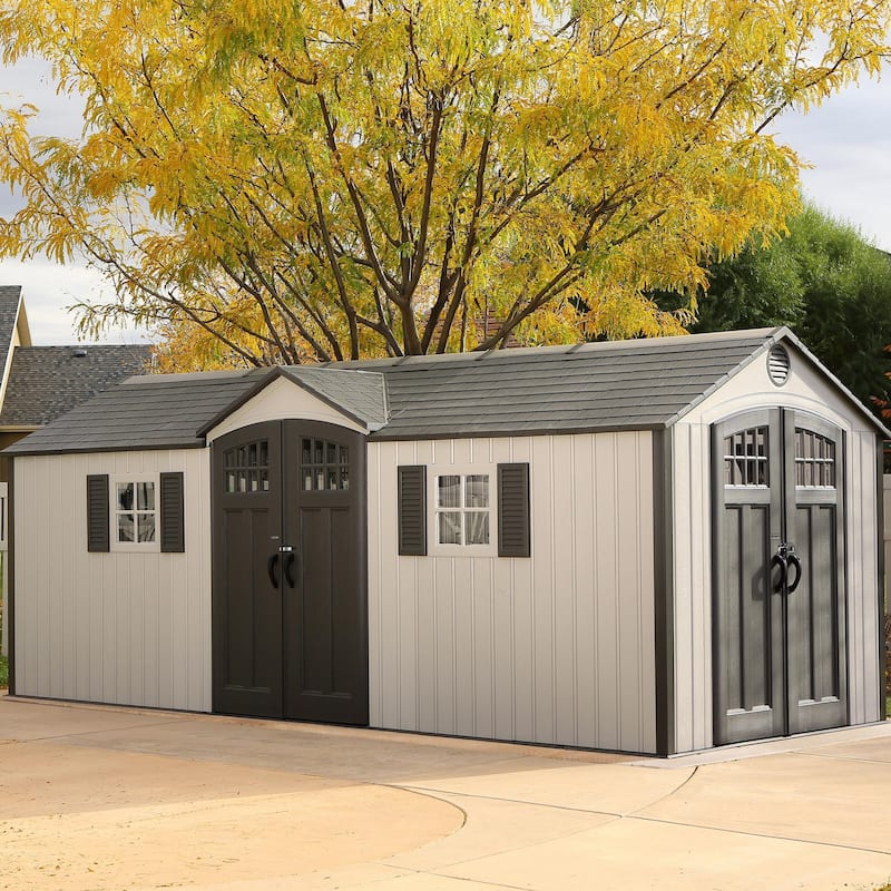 Lifetime 20 Ft. x 8 Ft. Outdoor Storage Shed - 20 x 8 Ft.