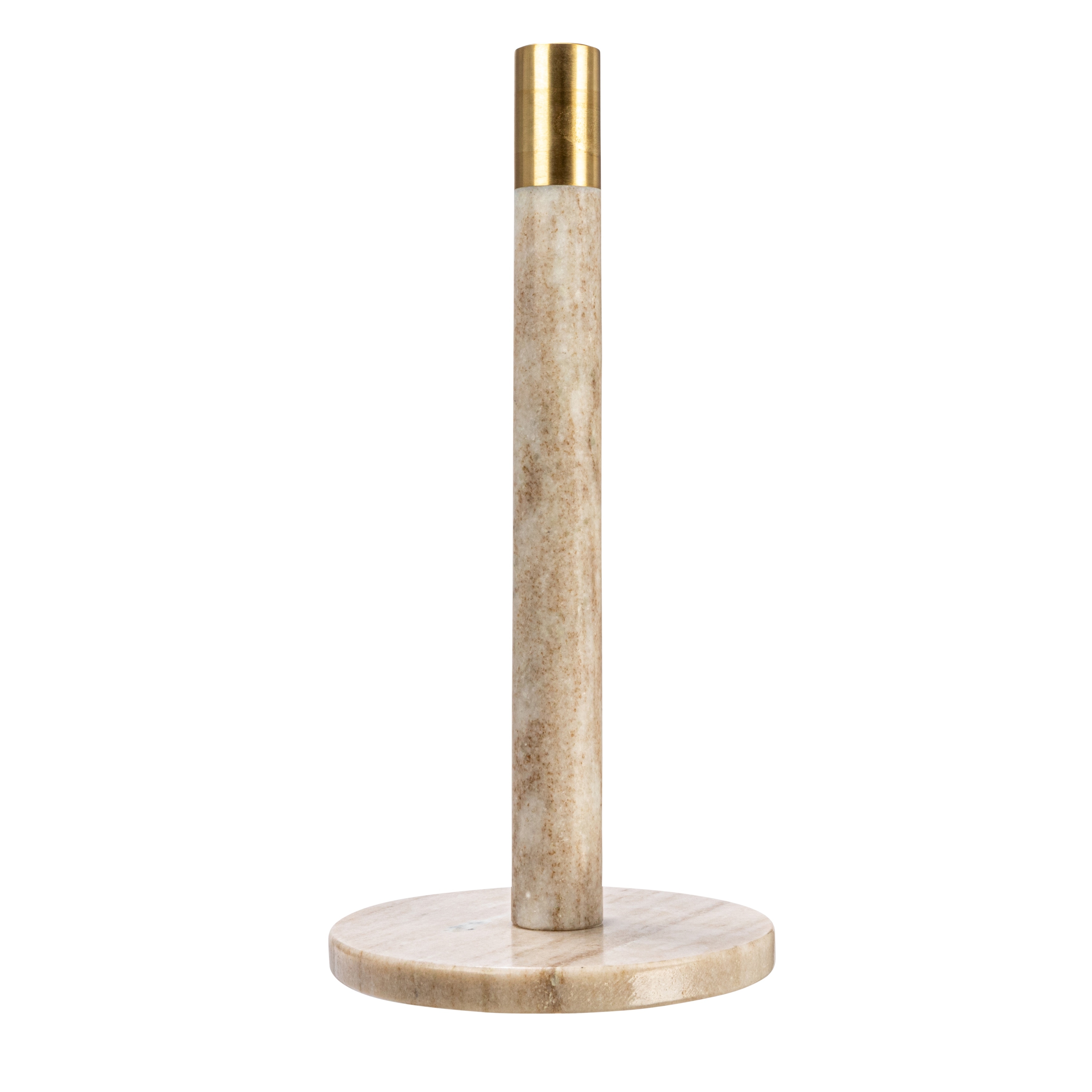 Marble Paper Towel Holder with Brass Accent Band - On Sale - Bed Bath &  Beyond - 37149392