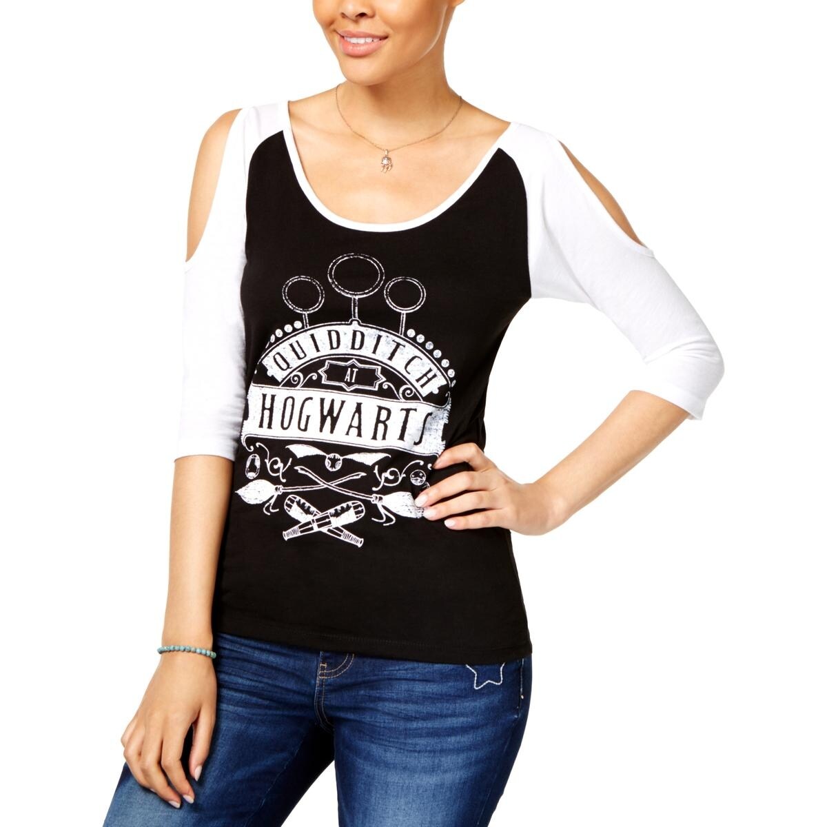 Shop Harry Potter Womens Hogwarts Graphic T Shirt Quidditch