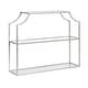 preview thumbnail 32 of 69, Kate and Laurel Ciel 4-tier Wall Shelf 24x20 - Silver