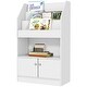 preview thumbnail 2 of 6, The modern design complements any nursery, bedroom, or playroom decor Storage Cabinet-White - 23.5" L x 11.5" W x 39.25" H