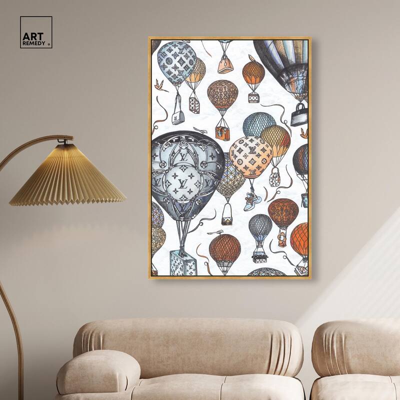 Doll Memories - Fashion Balloons Canvas by Art Remedy