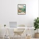 preview thumbnail 13 of 15, Stupell Industries Traditional Cezanne Landscape Painting Exhibition Poster Framed Wall Art - Multi-Color