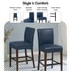 preview thumbnail 17 of 78, NPD Furniture Milton Bonded Leather Counter Stool