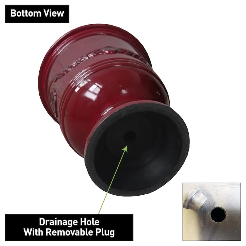 Southern Patio Porter Resin Urn Planter