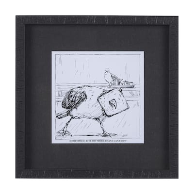 Animal Talk II Framed Art Print