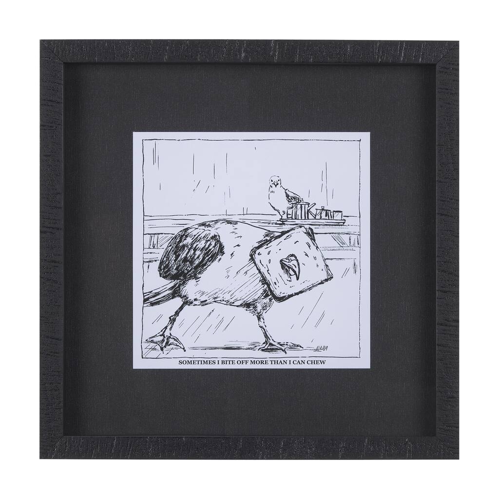 Animal Talk II Framed Art Print