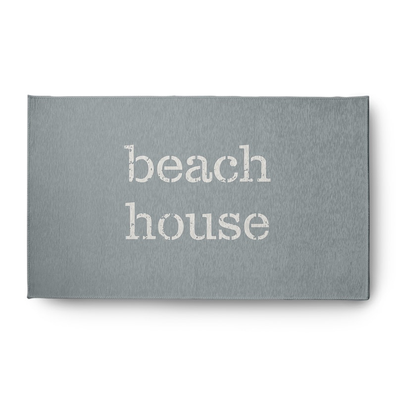 Beach House Nautical Indoor/Outdoor Rug - Pretty Grey - 3' x 5'