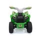 preview thumbnail 22 of 71, White 6V Electric ATV Ride-On with Trailer, Bluetooth, Music, Power Display for Kids Ages 3-6