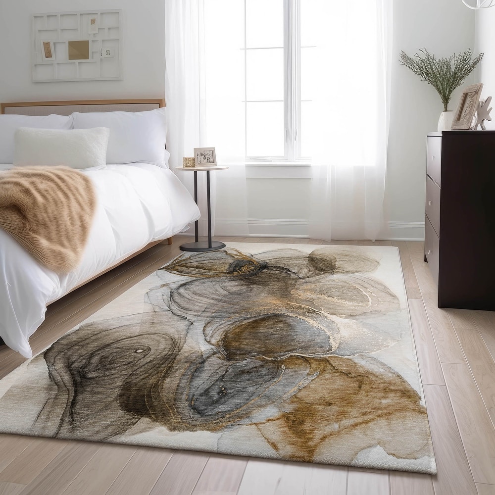 Premium Washable Super Soft Abstract Contemporary Mayfield Rug