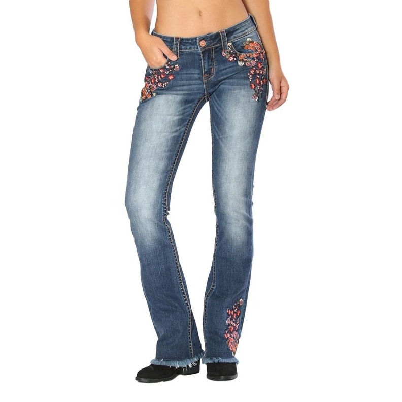 frayed bottom jeans womens