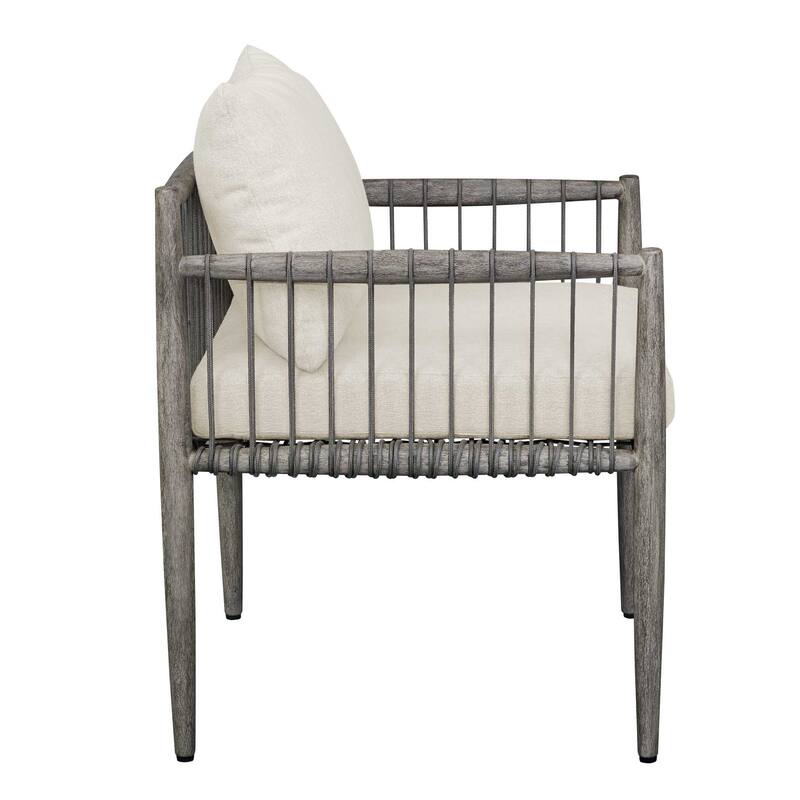 Uttermost Borneo White Outdoor Dining Chair