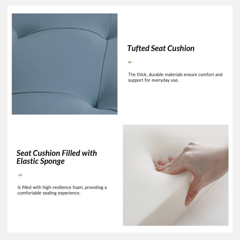 Laura Traditional 57.75"Wide Tufted Storage Bench by HULALA HOME