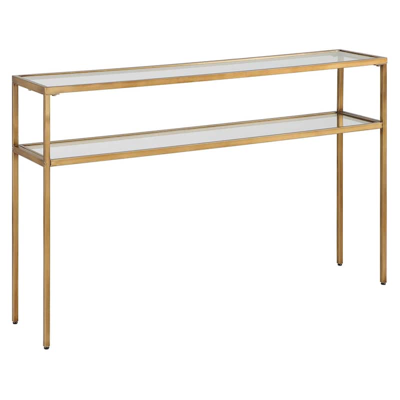 Carson Carrington Iron Gold Console Table